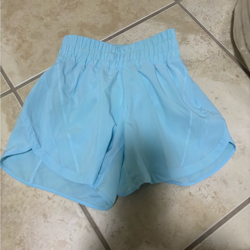 lululemon athletica Light Blue Athletic Shorts